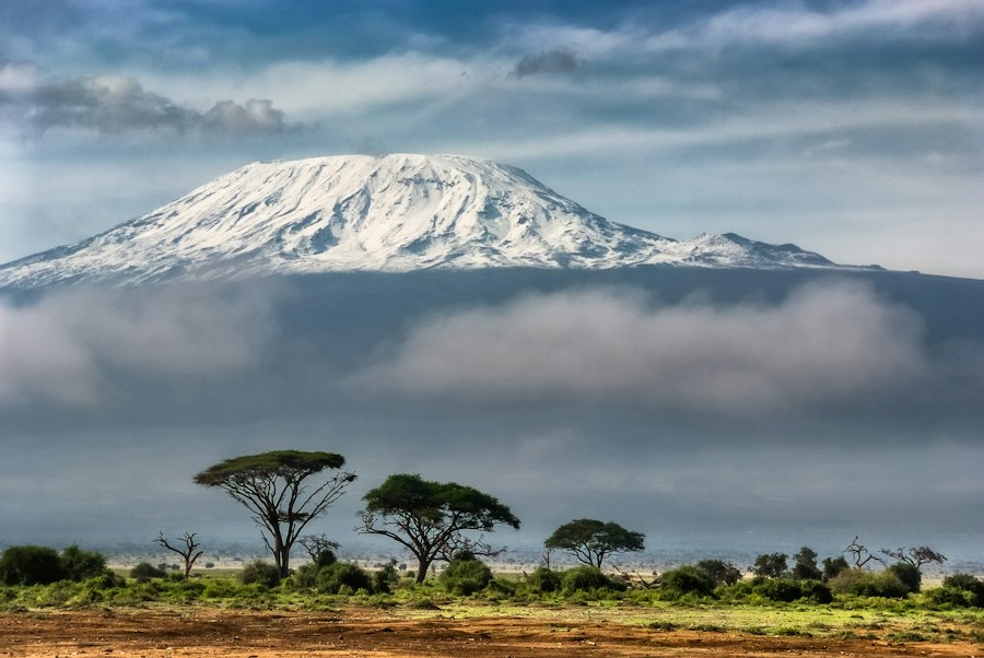 Kilimanjaro seen from Amboseli National Park